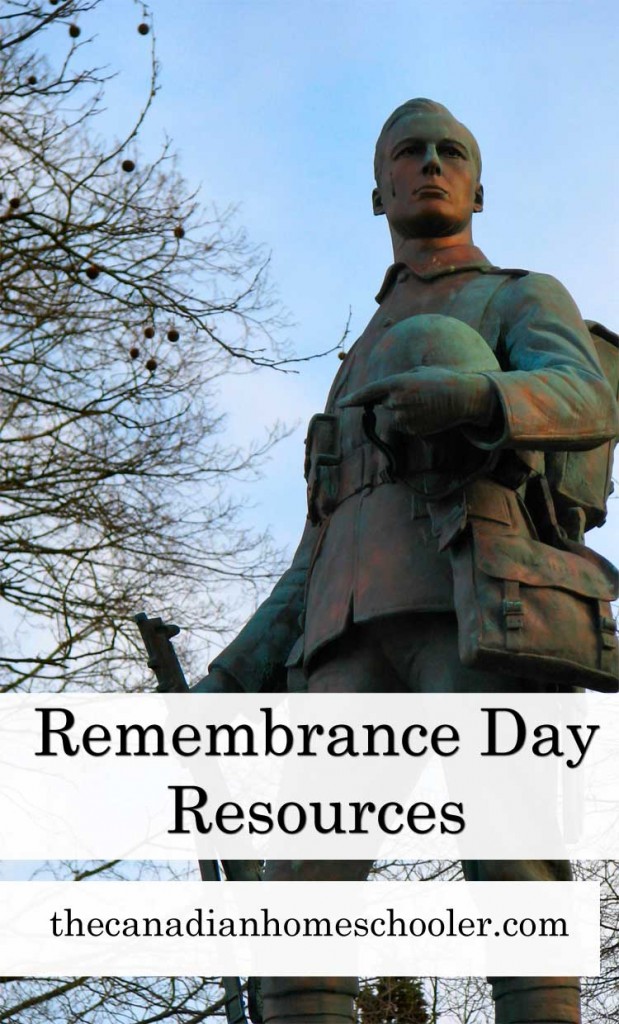 An image showing a soldier statue for our post about Remembrance Day Resources. 
