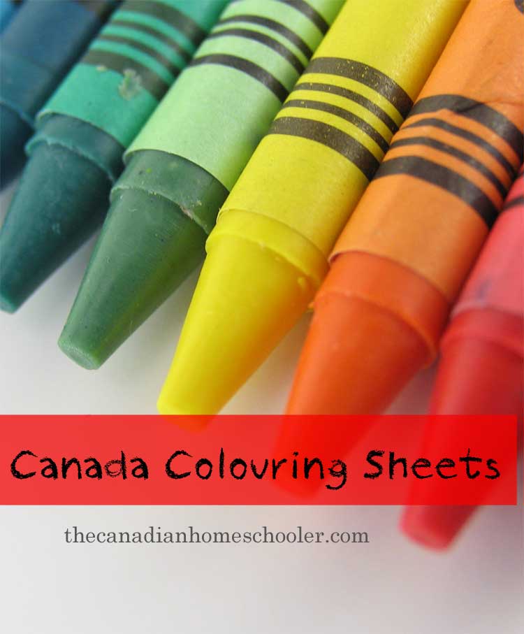 Canada Colouring Sheets