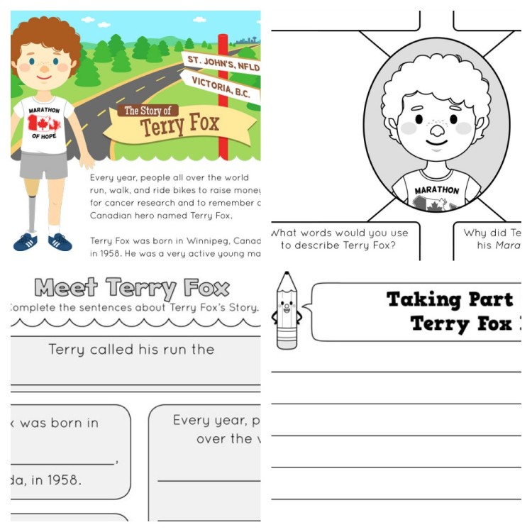 Terry Fox History Makers from Little Red's Schoolhouse