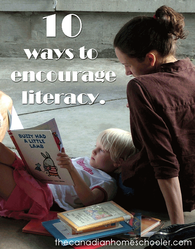 10 ways to encourage literacy