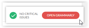 Grammarly Small Box On Screen