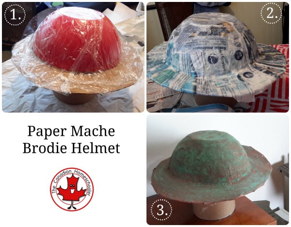 Hands-On Canadian History - DIY WWI Brodie Helmet