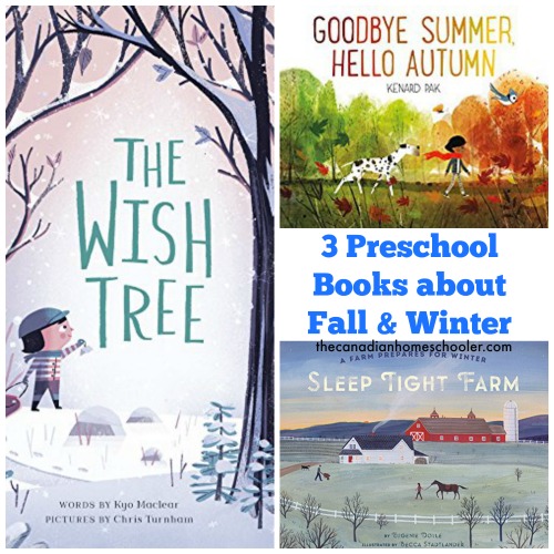 3 Preschool Books about Fall and Winter