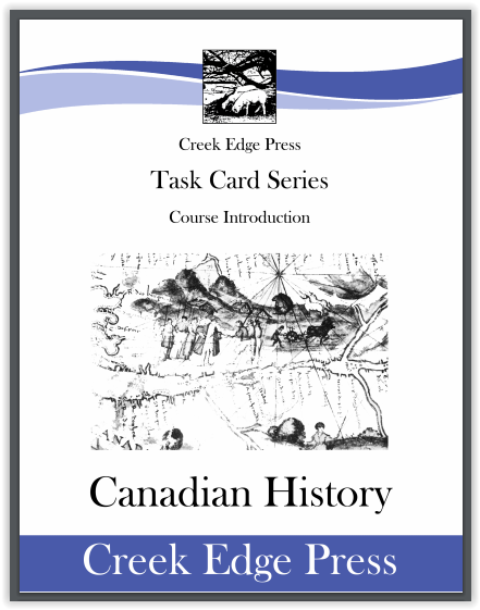 Canadian History Task Cards From Creek Edge Press