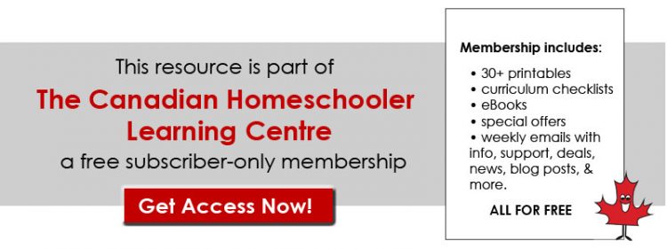 The Canadian Homeschooler Learning Centre