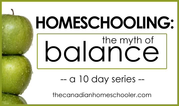 Homeschooling and Balance