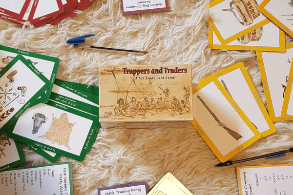 Trappers and TRaders Card Game Box