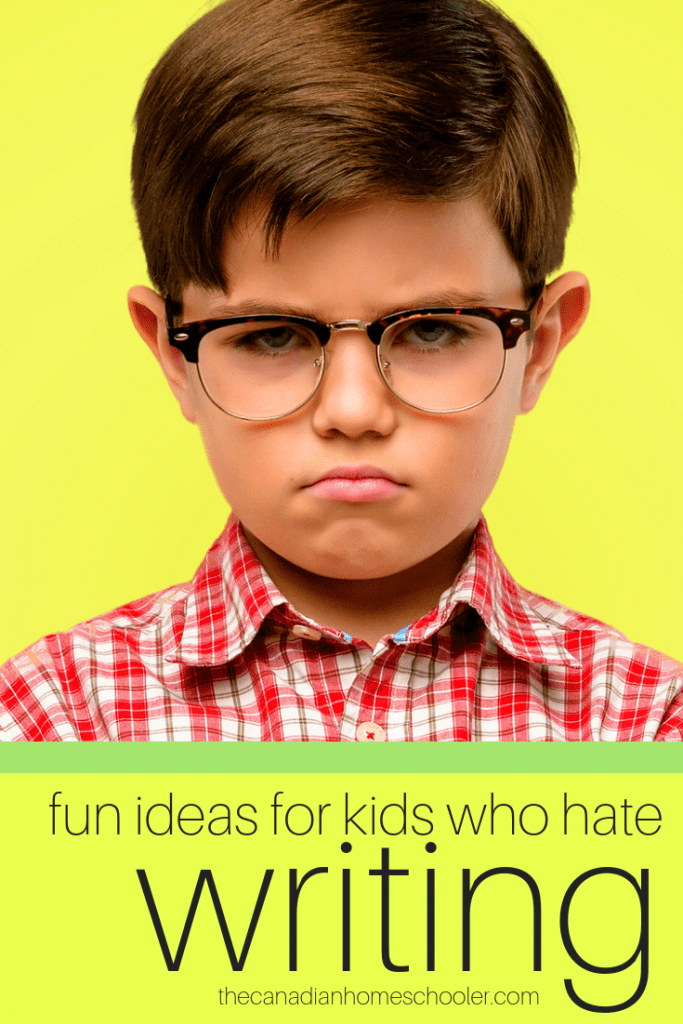 Annoyed Child: Fun Ideas For Kids Who Hate Writing