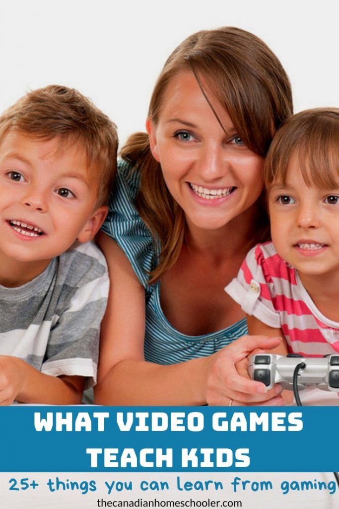 Family Playing Video Game