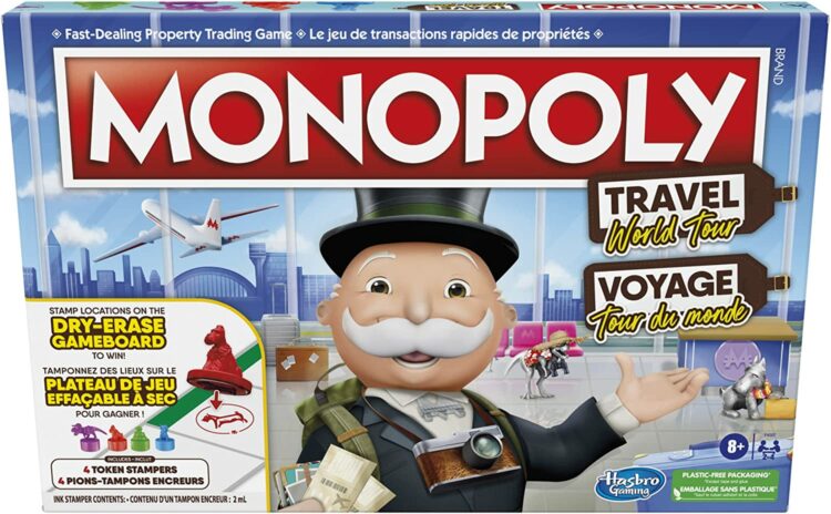 Monopoly Travel Dünya Turu oyun kutusu