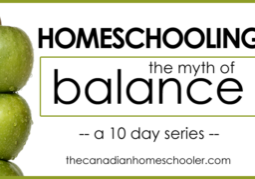 Homeschooling and Balance